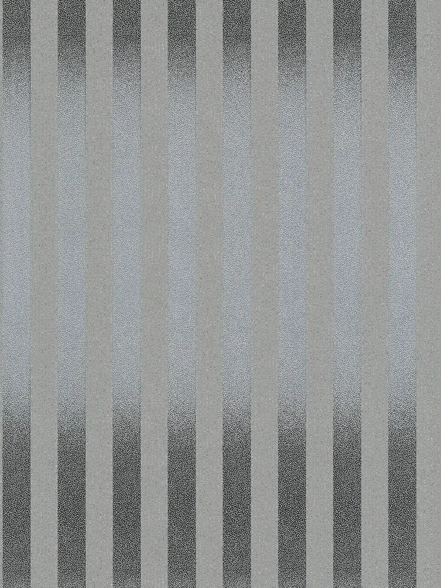         Glittering stripe wallpaper with a small dot pattern and colour gradient - black, grey
    