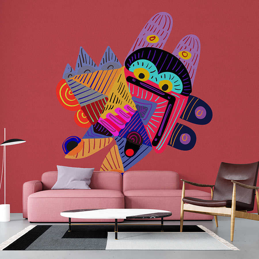 Kunst, Moderne Kunst, Wohnzimmer, Wand, Gemälde