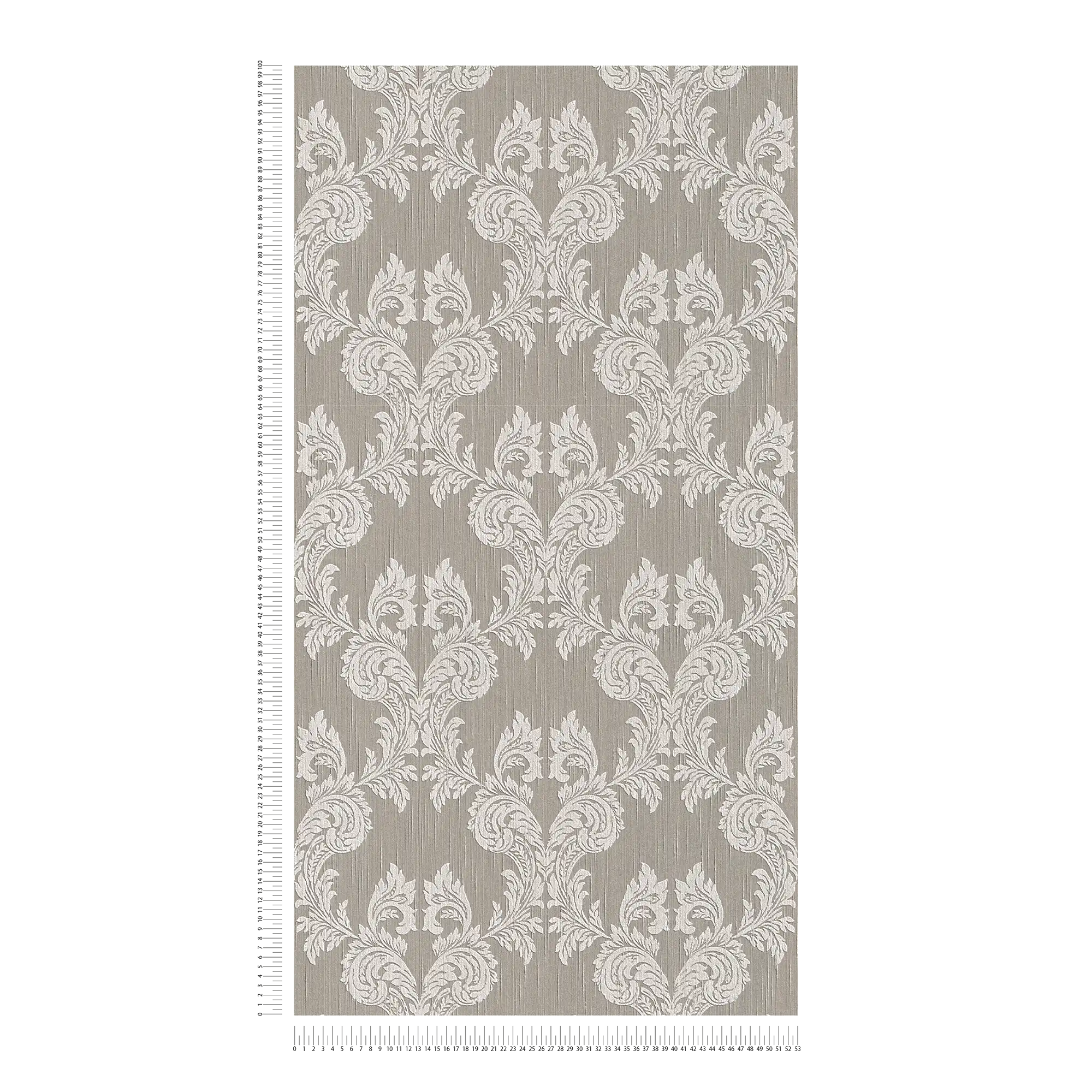             Tapete Barock Ornamente & Textildesign – Beige, Grau
        