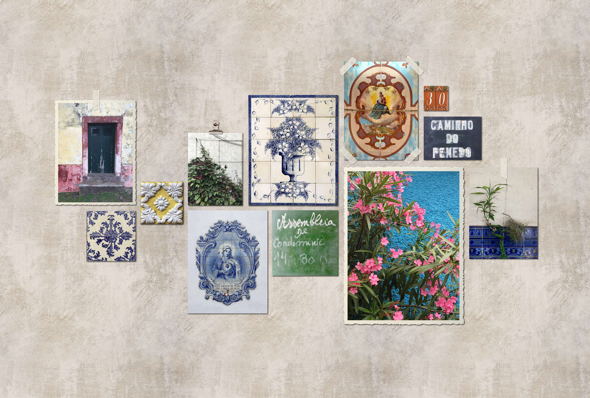 Kunst, Collage, Gemälde, Person