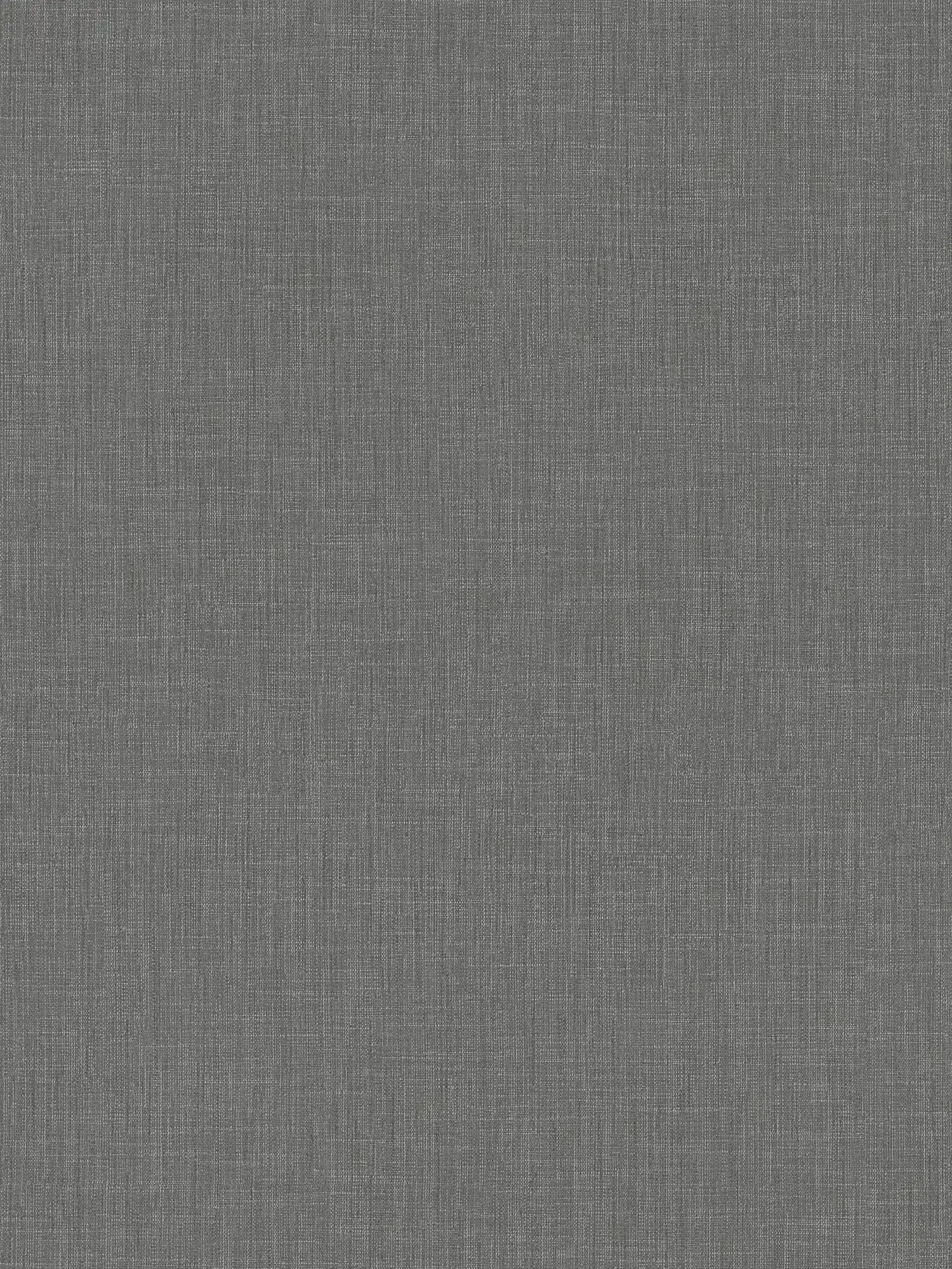 Tapete Grau meliert mit Textildesign im Bouclé Stil