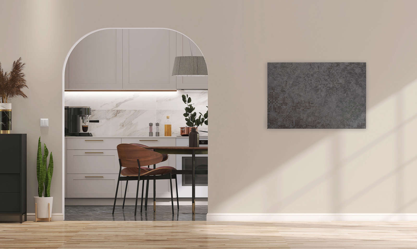             Leinwandbild Kreuz Muster im Pixel-Stil – 0,90 m x 0,60 m
        