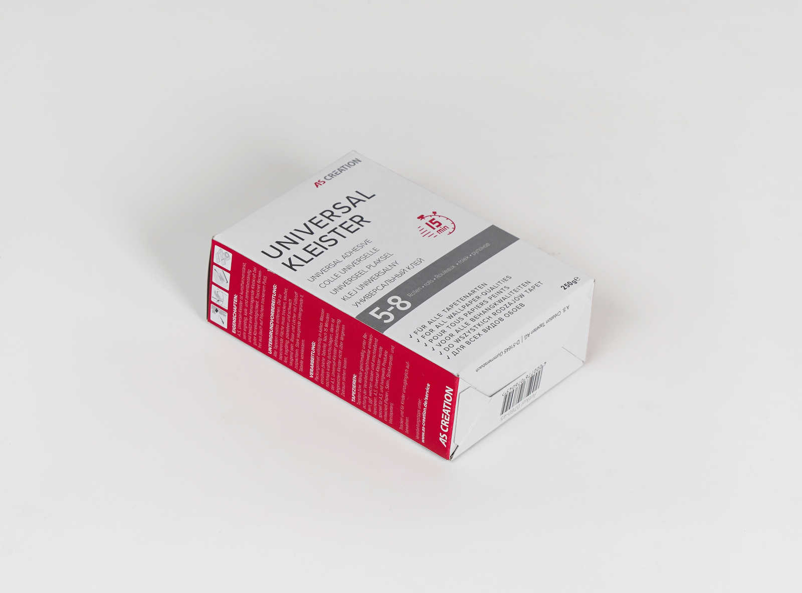             Behangplaksel Universeel plaksel voor alle soorten behangpapier
        