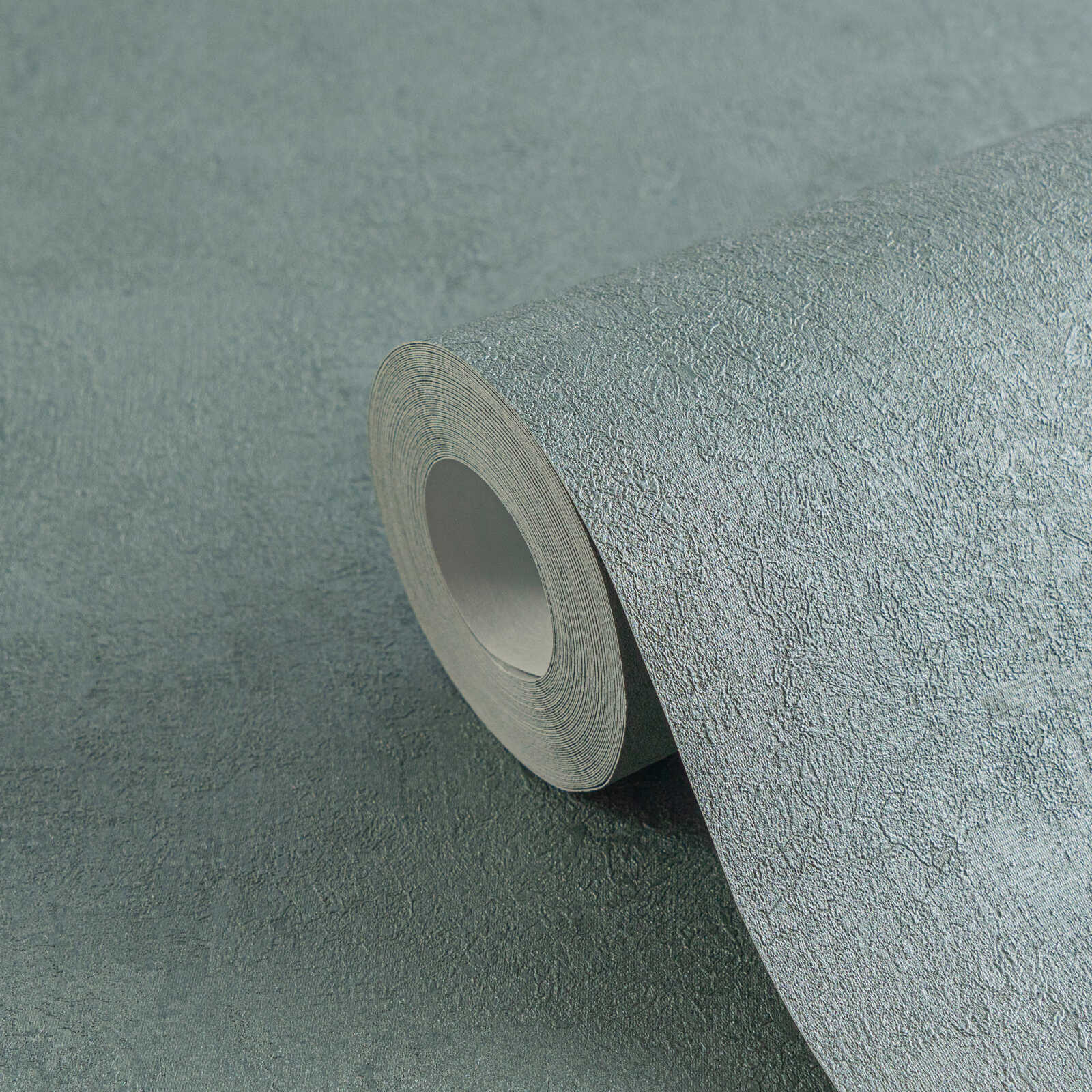             Moderne und elegante Uni-Vliestapete mit feiner Textur – Blau
        