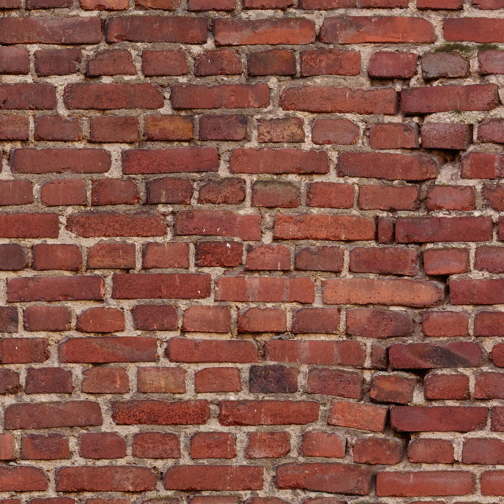             Urban Fabrik Vliestapete – Fototapete mit realistischer Ziegeloptik – Rot, Braun
        