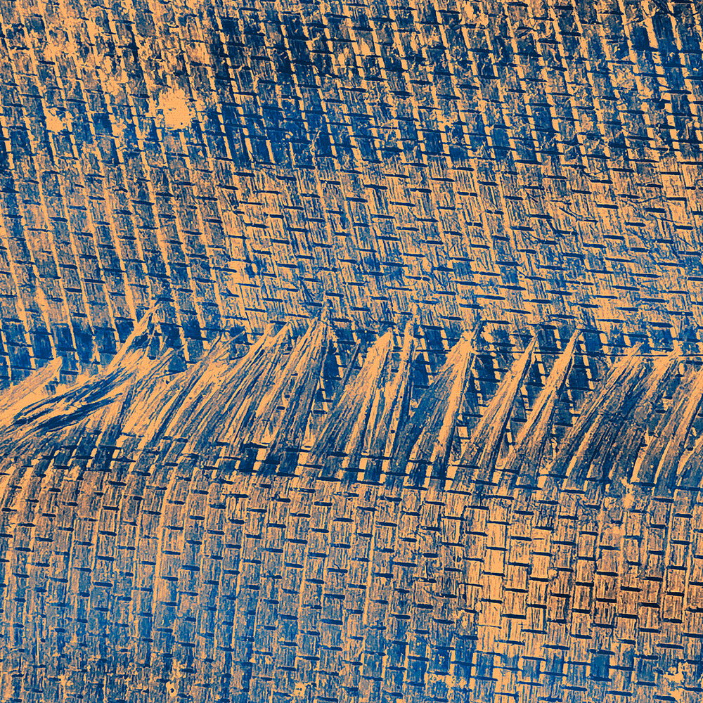 Glatte Fototapete 'Sanfte Goldreflexe' – Ein Hauch von Luxus für Ihre Räume – Blau, Gold