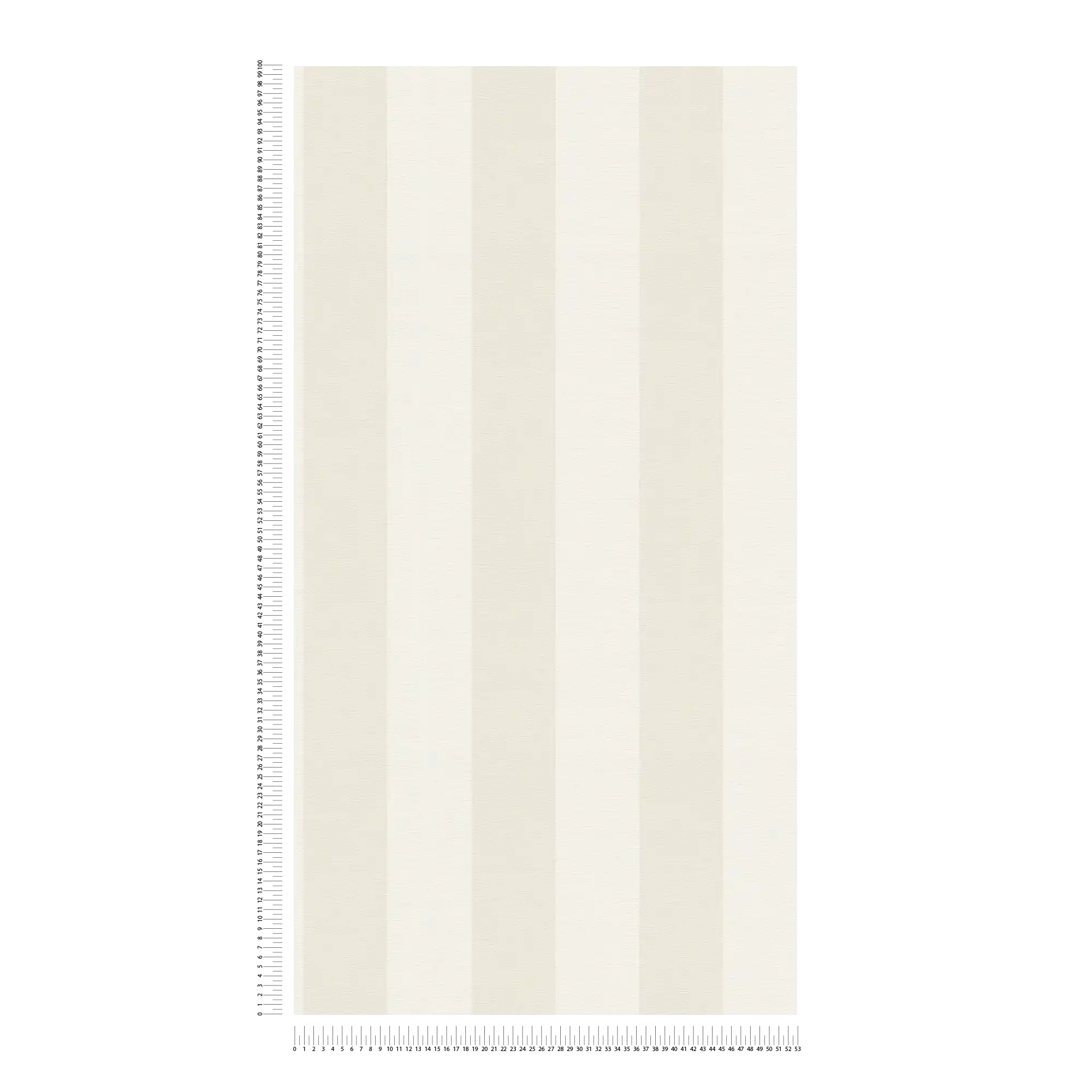             Blokstreepbehang met textiellook voor jong design - beige, wit
        