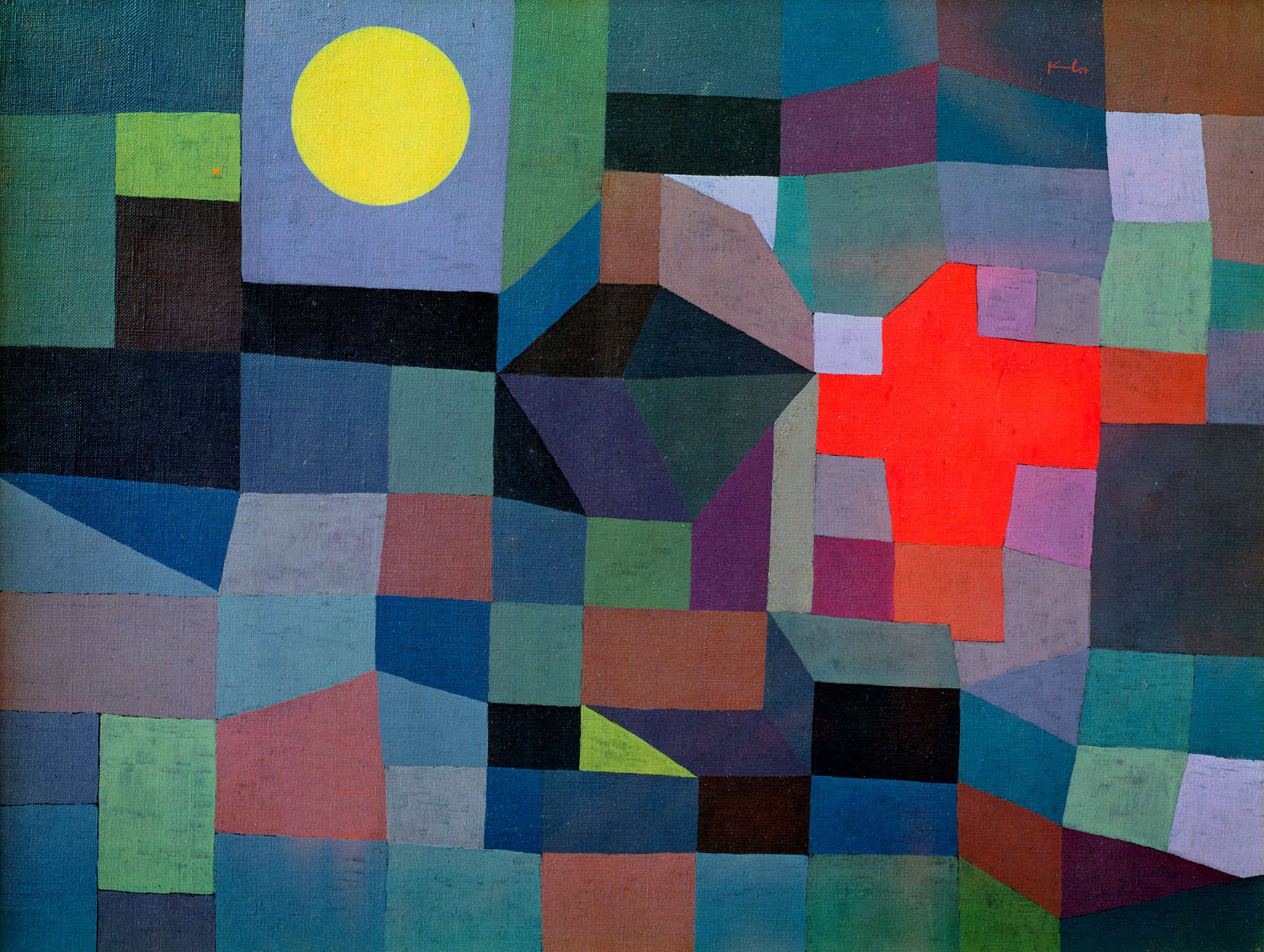 abstract, geometrisch, bunt, Gitter, Sonnenform