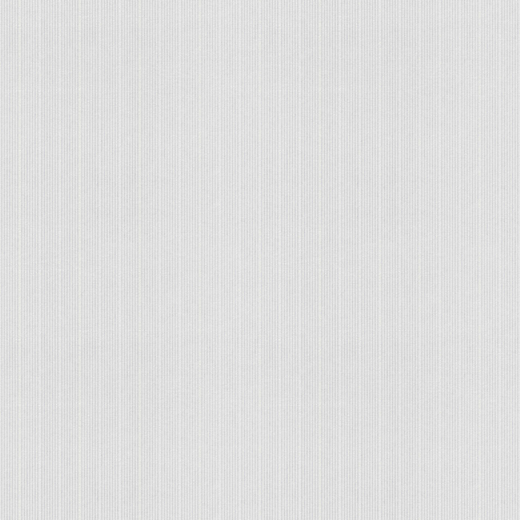         Vliestapete liniert mit vertikalem Streifenmuster – Weiß
    