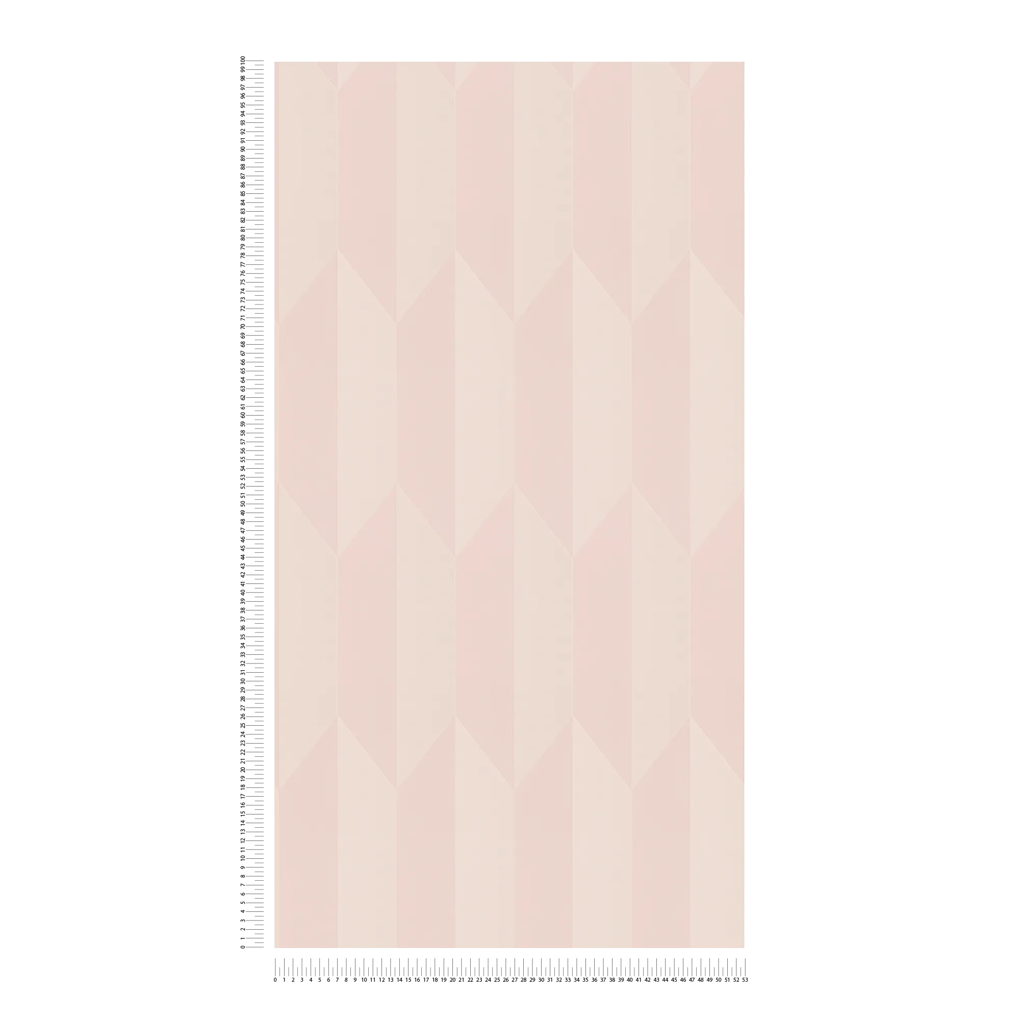 COSMOLiving - Vliestapete mit modernem, glänzenden Rautenmuster – Rosa, Metallic