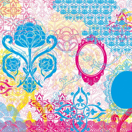         Kleurrijk fotobehang kinderkamer decor voor meisjes
    