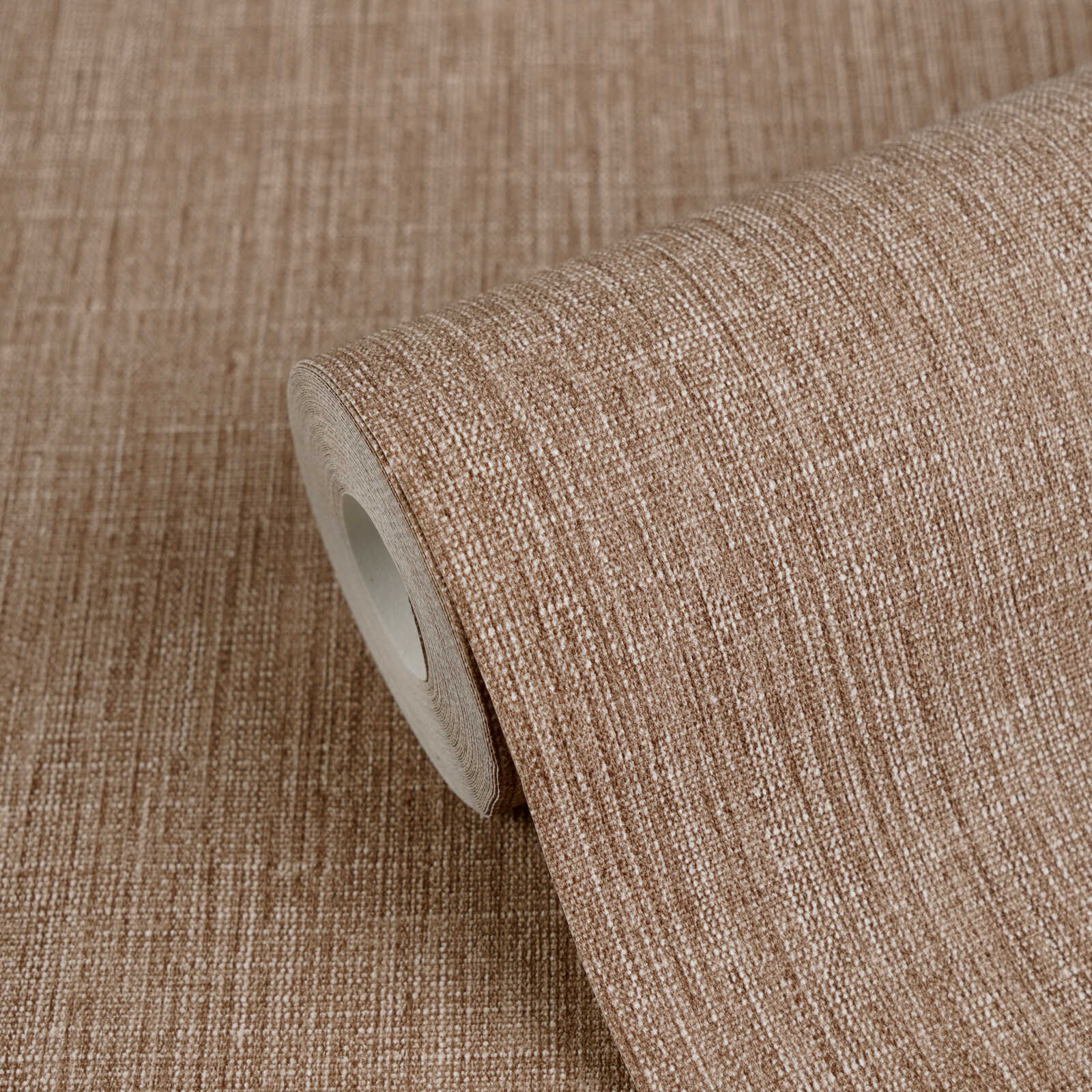 Rolle, Leinenoptik, Tapetenkleidung, Beige, Stoffbahn