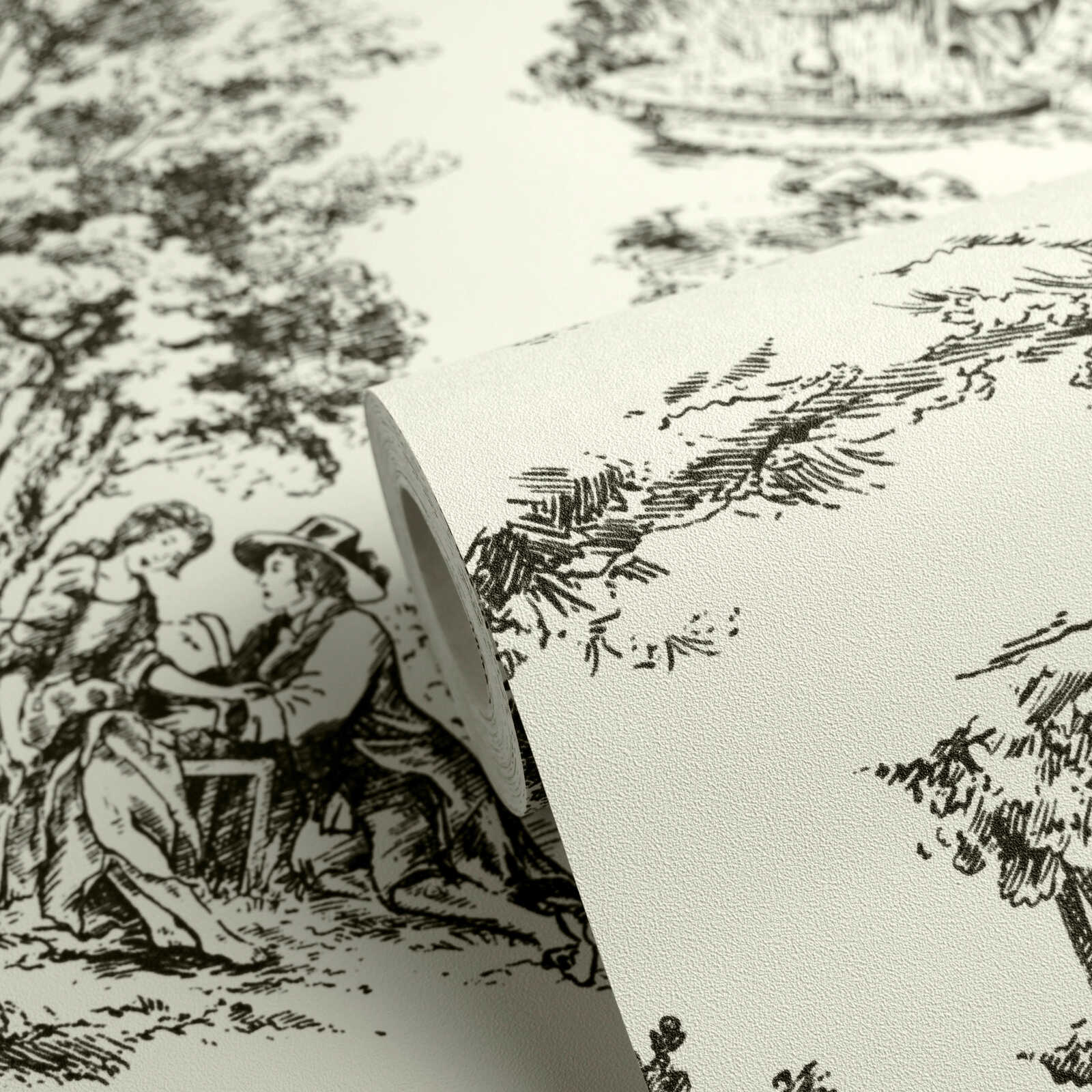 Wandtapete,  Druck,  Druckrolle,  Landschaft,  Muster