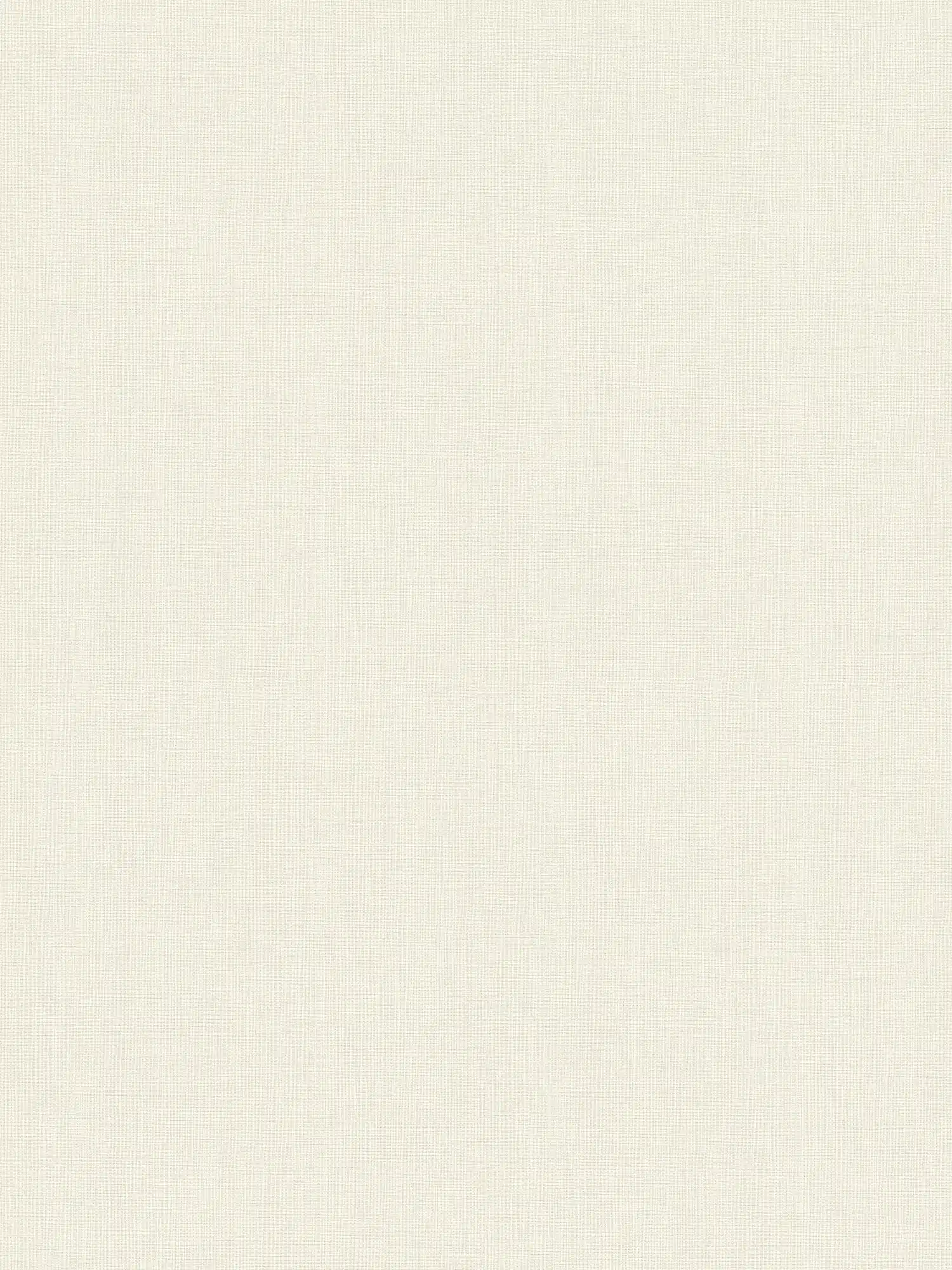 Vliestapete Creme mattes Elfenbein mit Textilstruktur