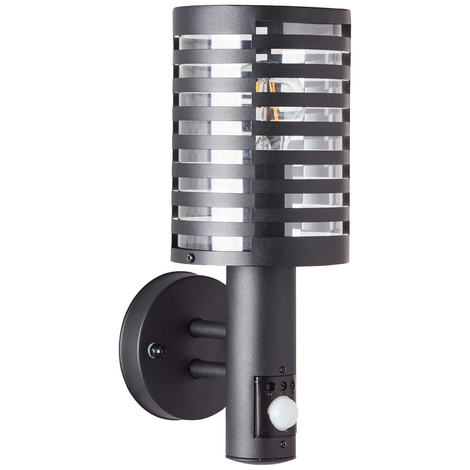             Applique murale d'extérieur en métal - Svenja 3 - Noir
        