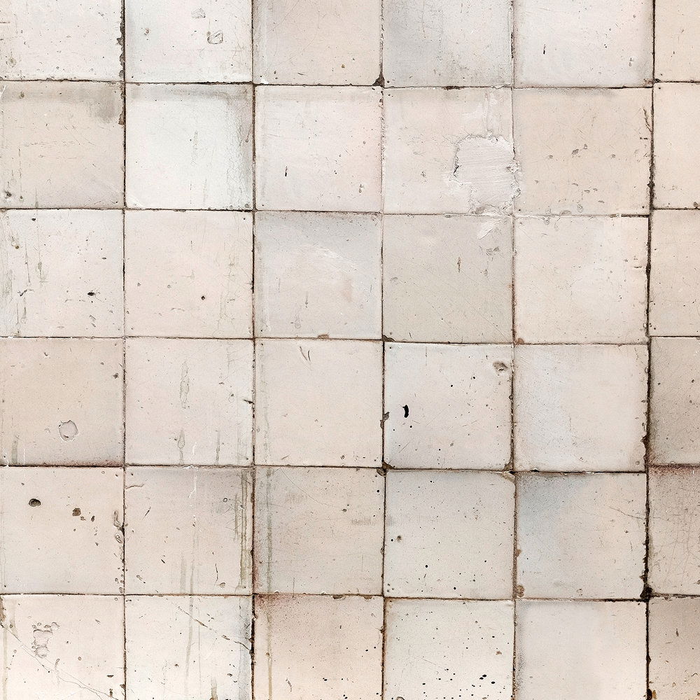             Mosaik Optik Vliestapete – Fototapete in 3D Design mit Fliesenstruktur – Beige , Grau
        