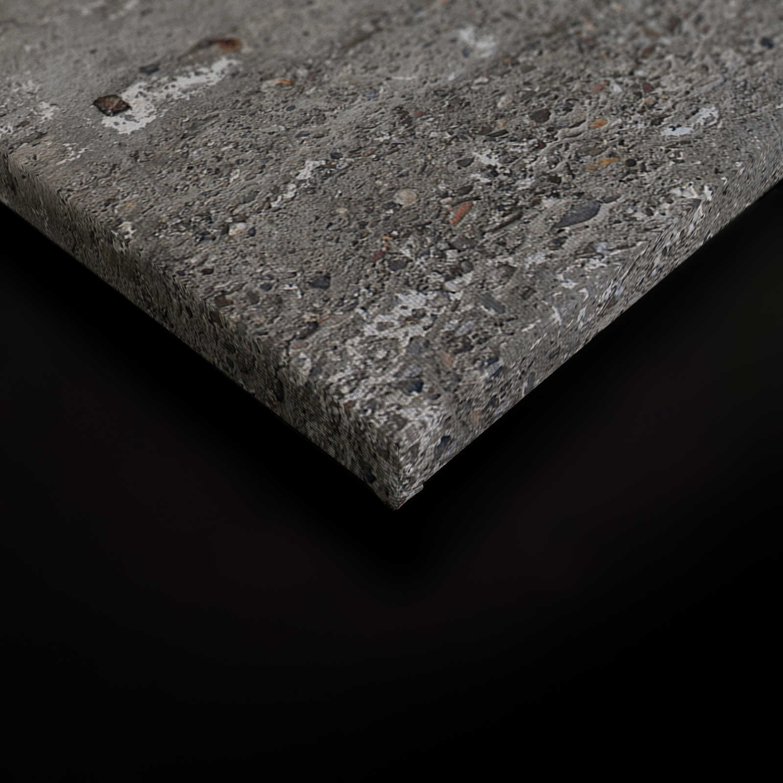 Betonwand Leinwandbild Industrial Stil rustikal – 0,90 m x 0,60 m