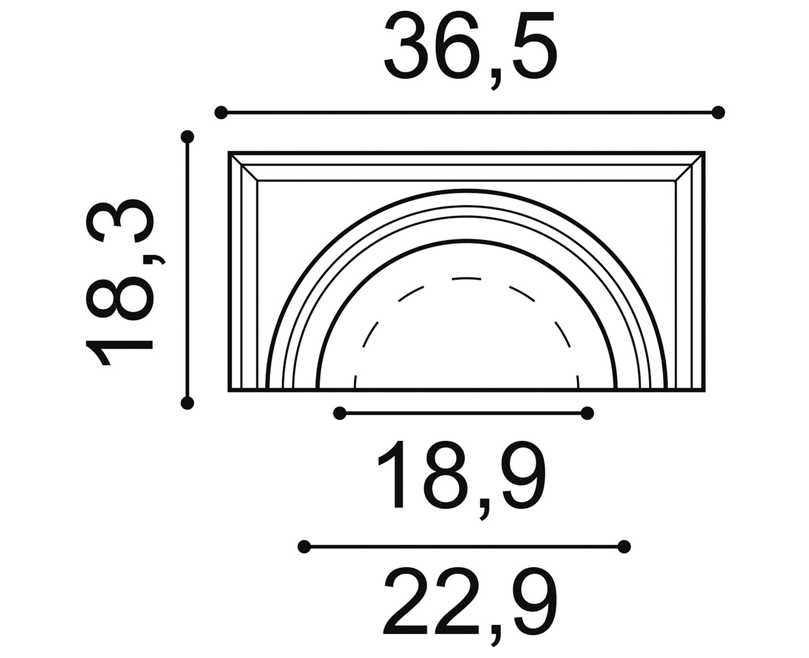             Classic decorative element Jerusalem - C355
        