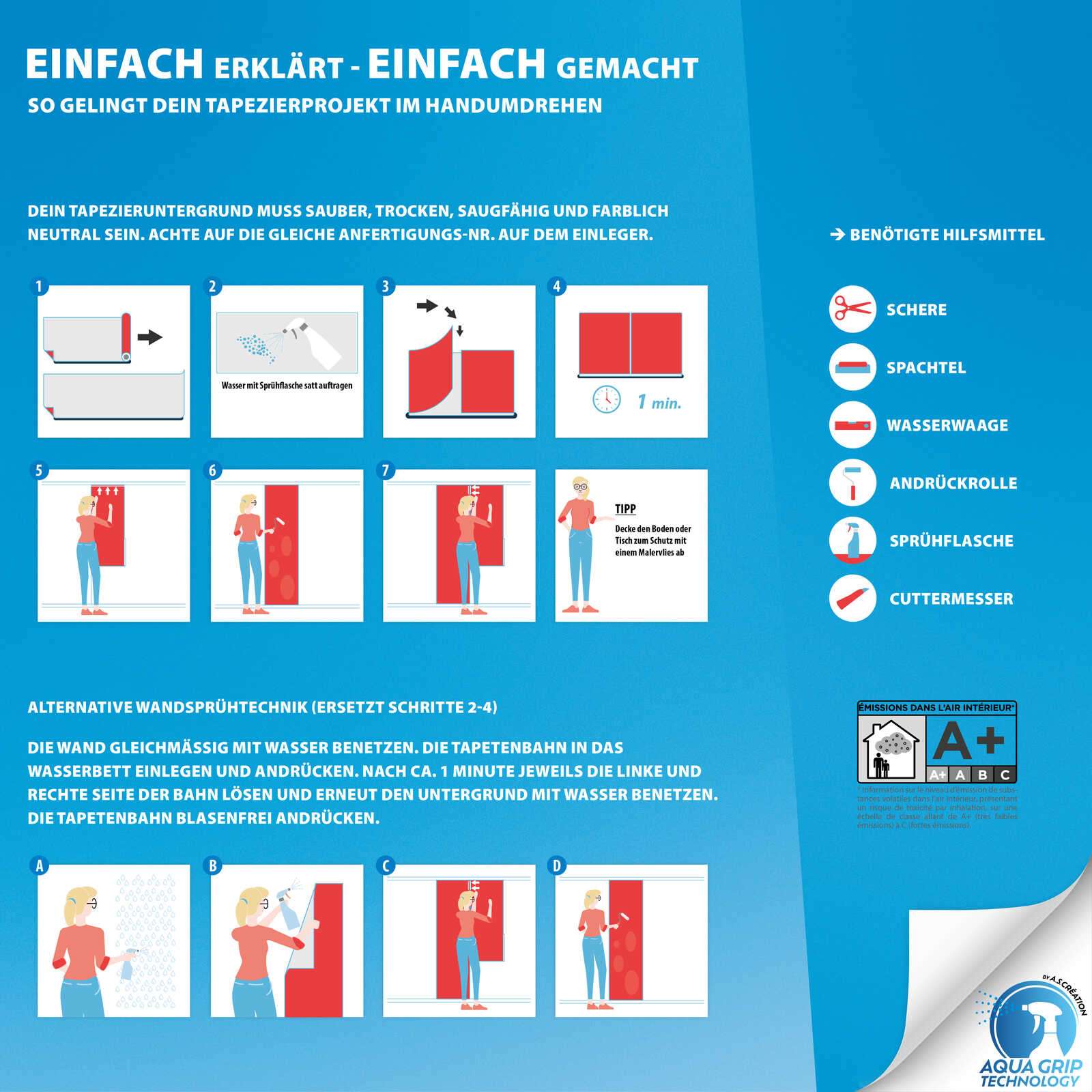             Helle Akustikpaneelen-Vliestapete mit feiner Struktur, Holz- und 3D-Optik – Water. Fix. Ready. – Beige, Braun, Schwarz
        