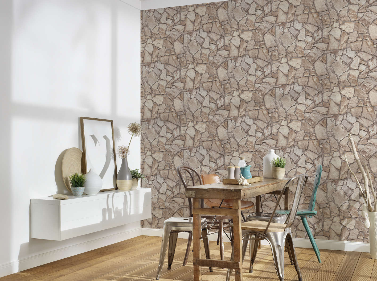 Carta Da Parati In Tessuto Non Tessuto Fiori Con Alberi Beige Grigio - Carta Da Parati In Tessuto Non Tessuto Fiori Con Alberi Beige Grigio Carta Da Parati Acquerello Rosso Blu