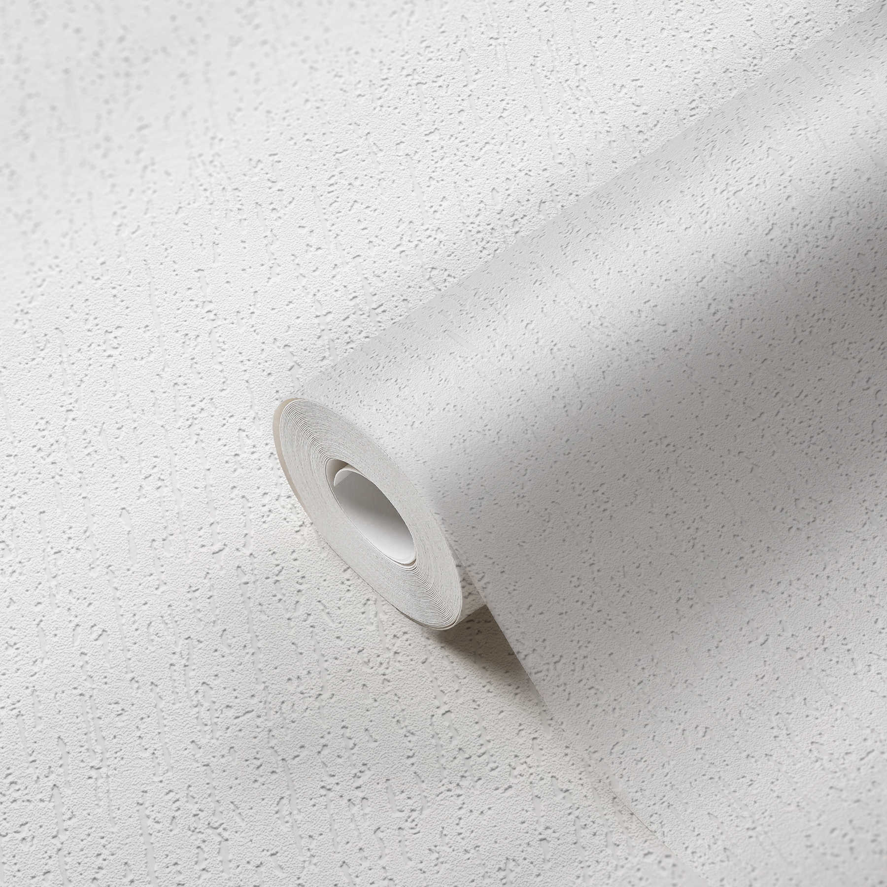 White paper wallpaper plaster look - structure effect | 2301697110