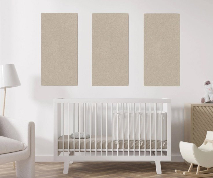 Babybett, Kinderbett, Weißes Kinderbett, Babymöbel, Holzkrippe
