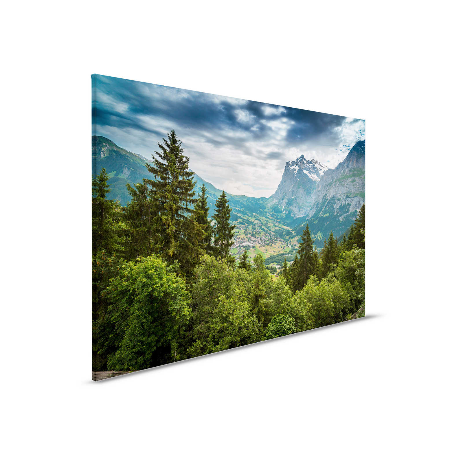         Leinwand mit Berglandschaft – 0,90 m x 0,60 m
    
