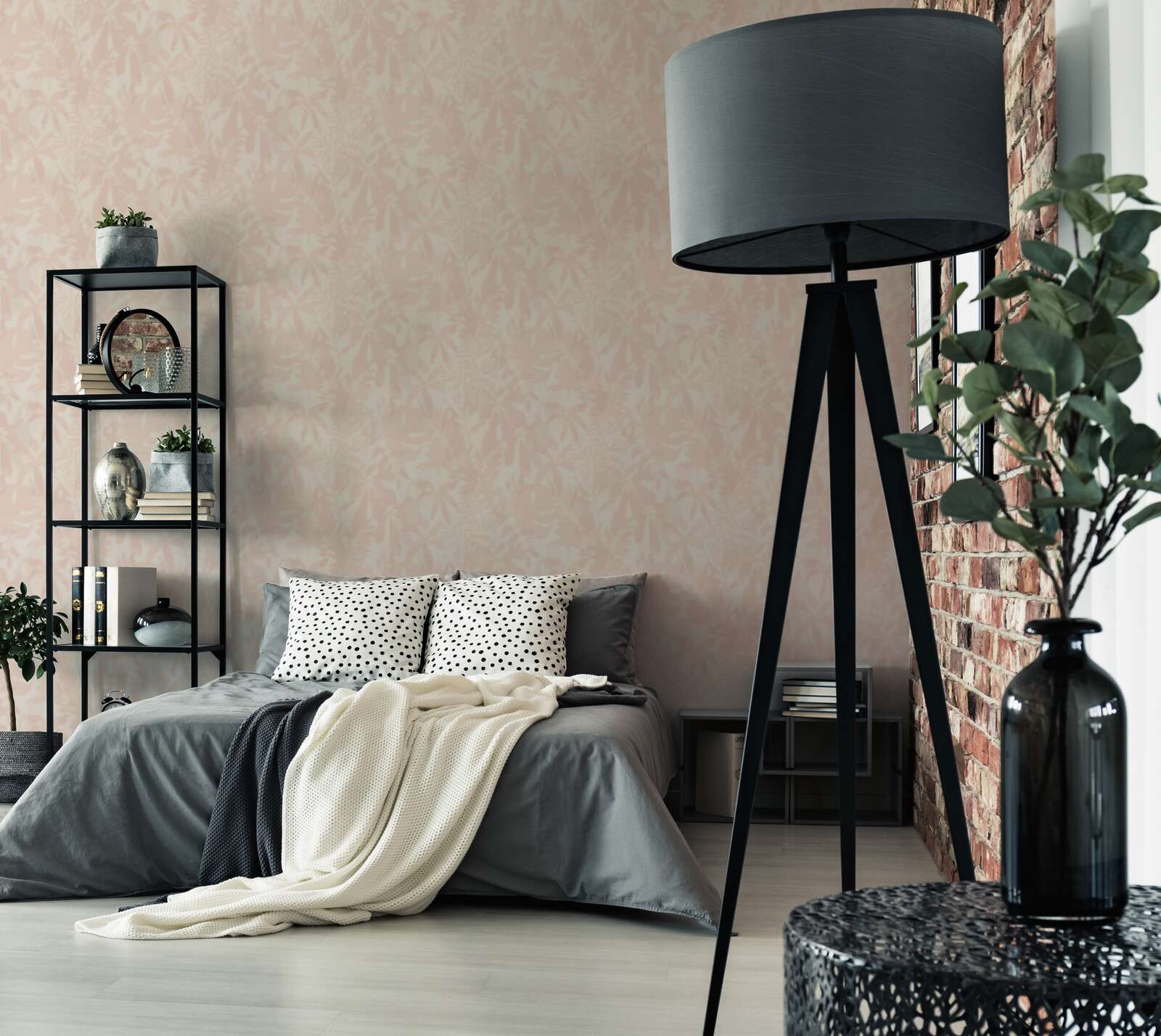             Daniel Hechter Schlichte Vliestapete mit Textur einfarbig – Creme, Orange
        