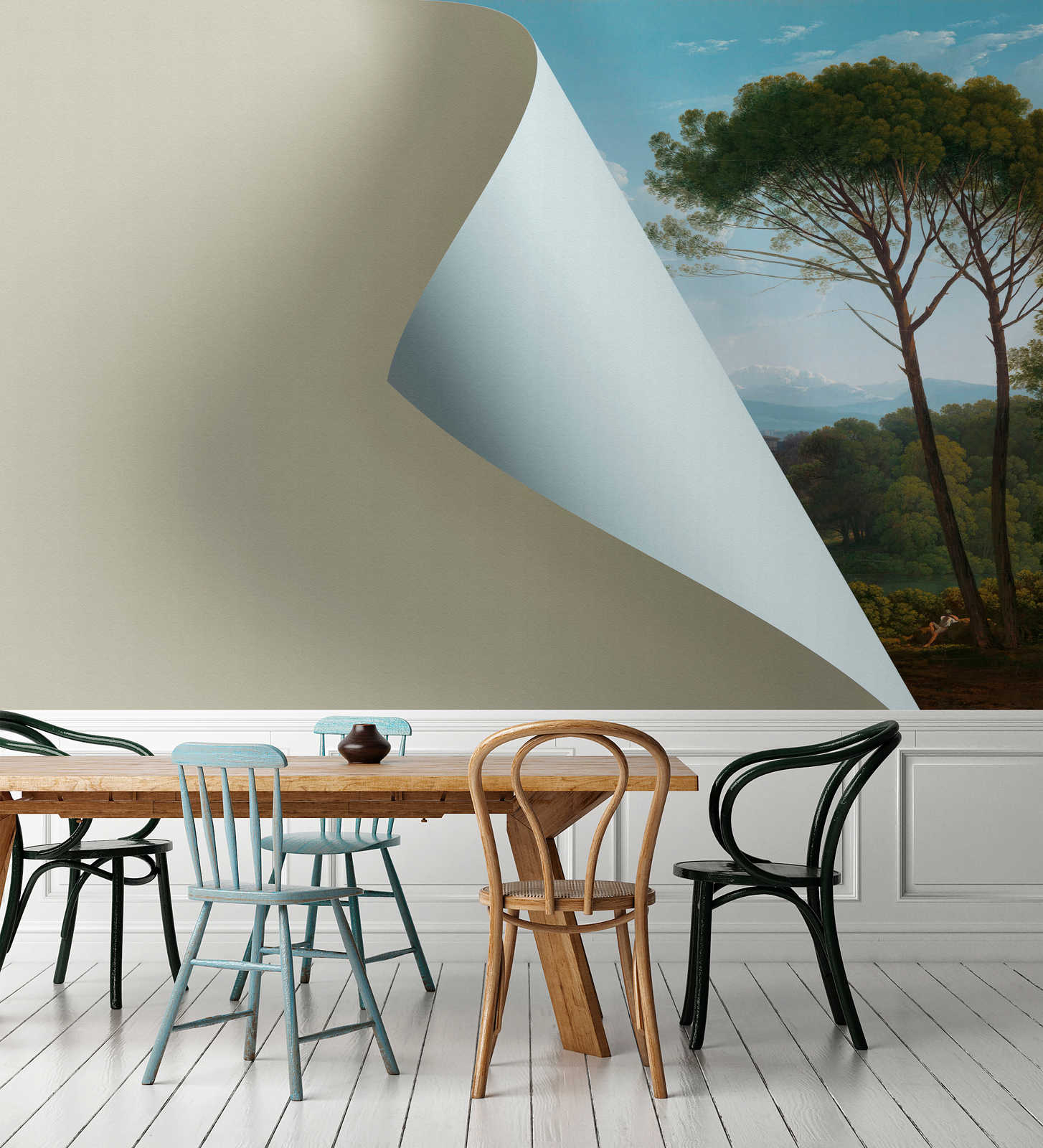 Innenarchitektur, Esstisch, Tisch, Esszimmer, Holz