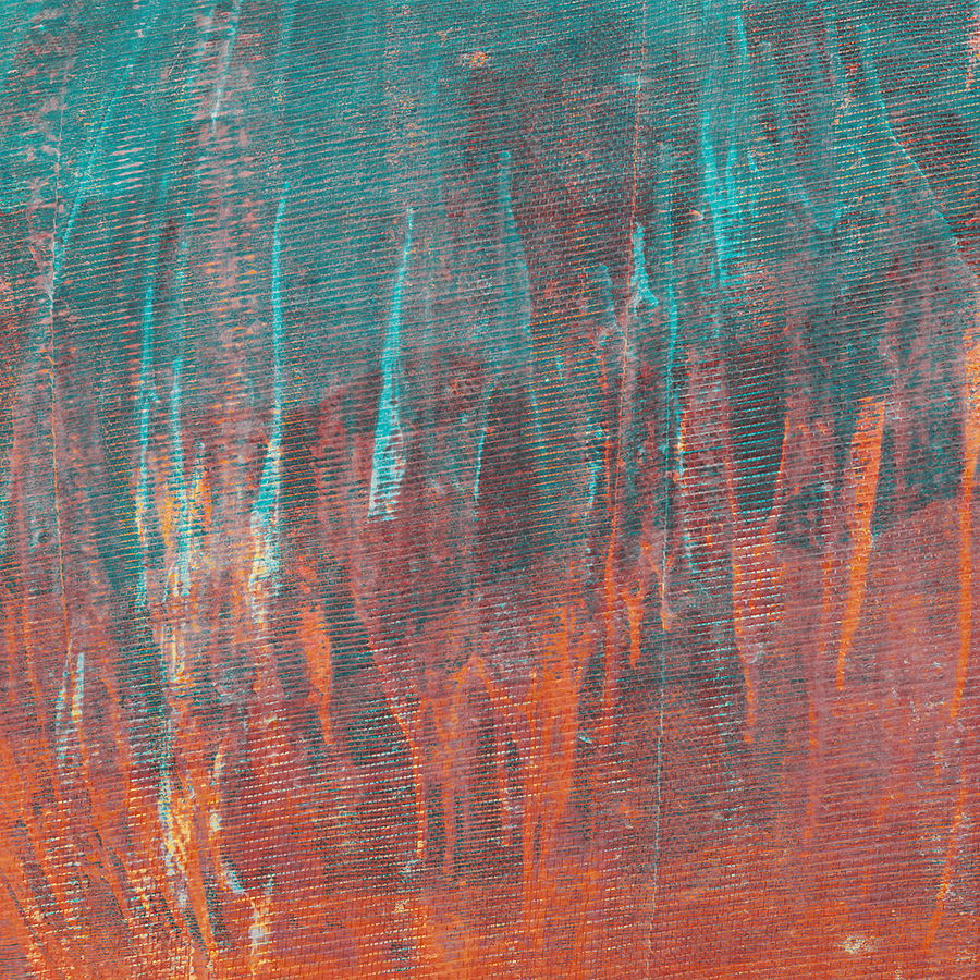         Fine 'Fire and water' photo wallpaper - Abstract symbiosis of blue and orange - Colourful
    