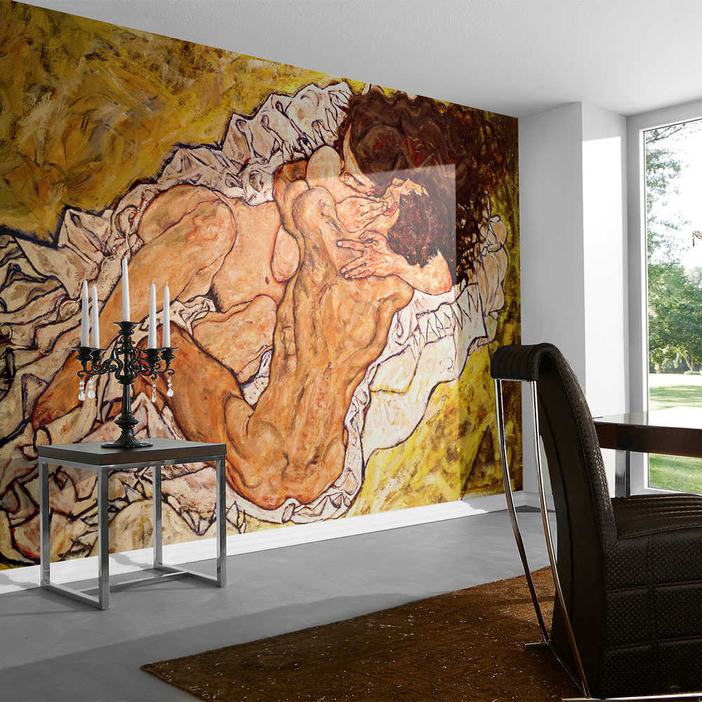         Papier peint panoramique "L'étreinte" d'Egon Schiele
    