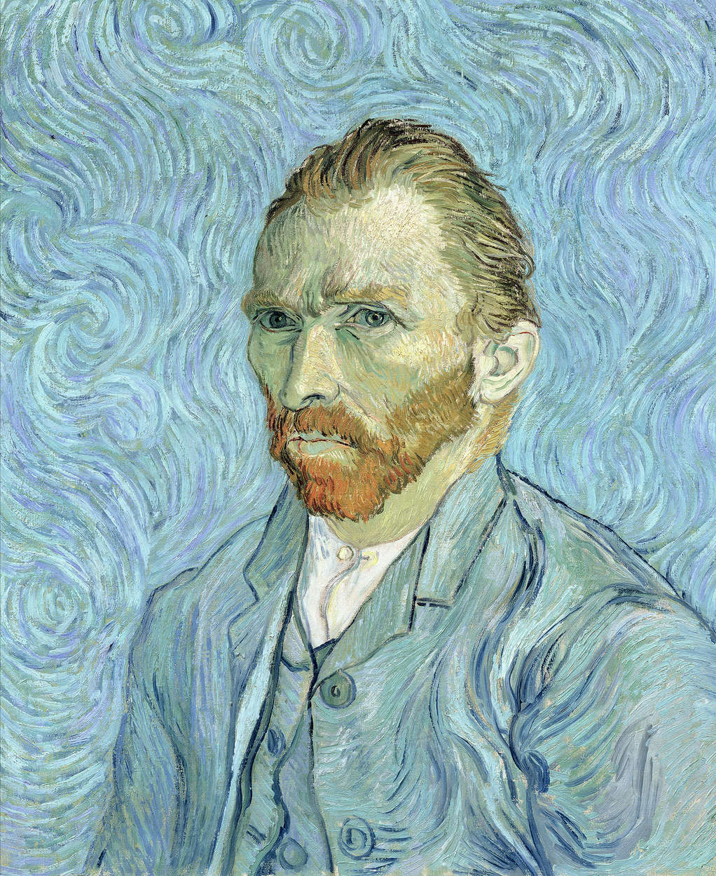 Fototapete 'Selbstbildnis' von Vincent van Gogh