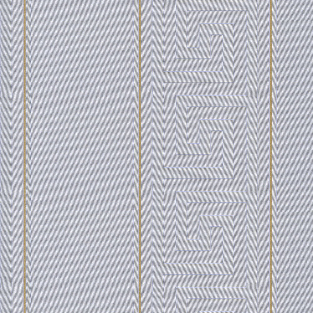 VERSACE Tapete gestreift mit Metallic-Effekt – Silber, Grau