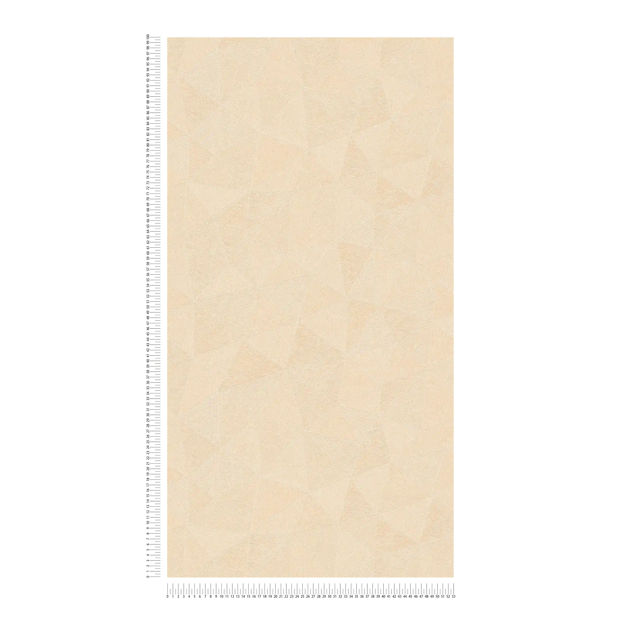             Grafische Vliestapete mit dezentem Muster – Beige
        