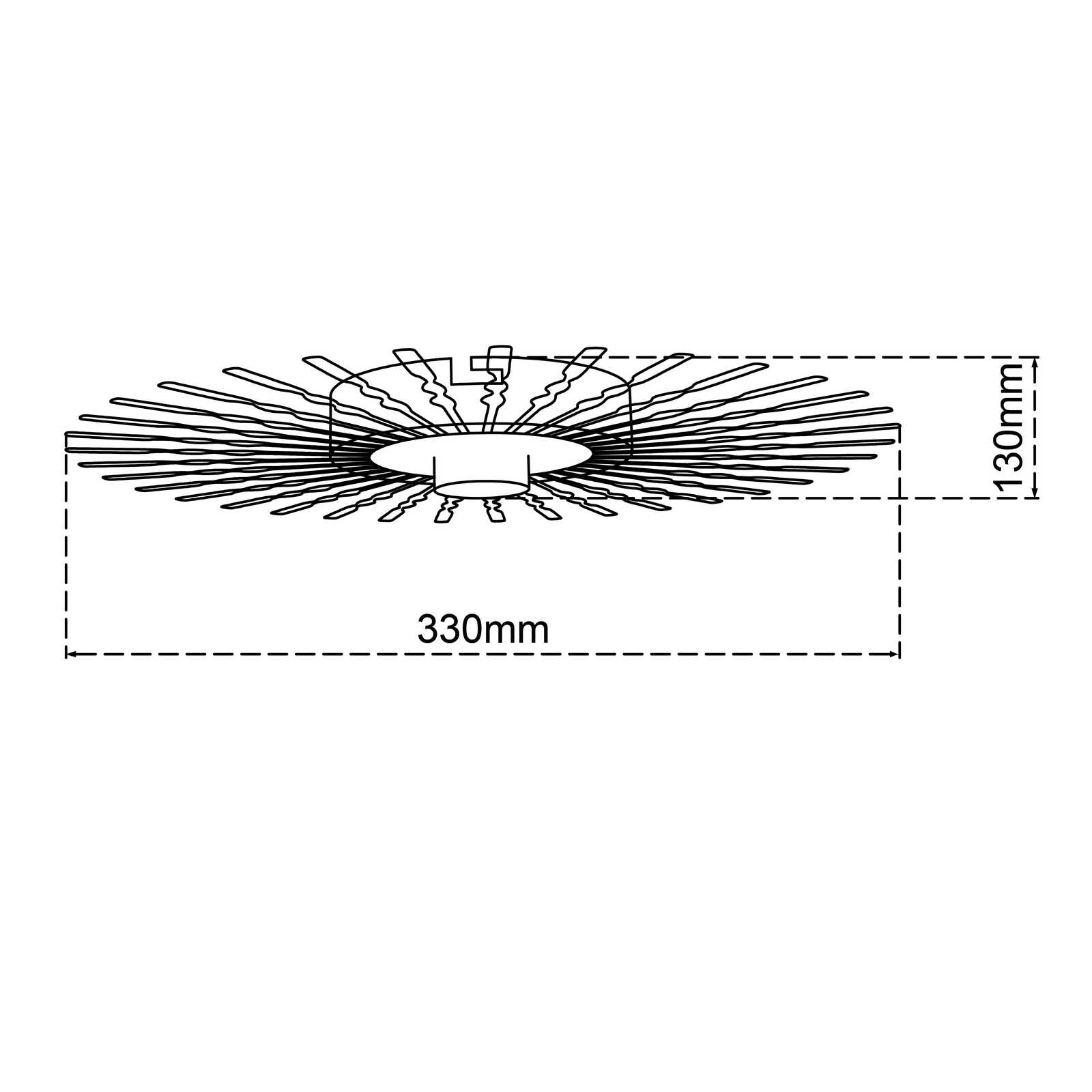             Metal wall light - Lias - Gold
        