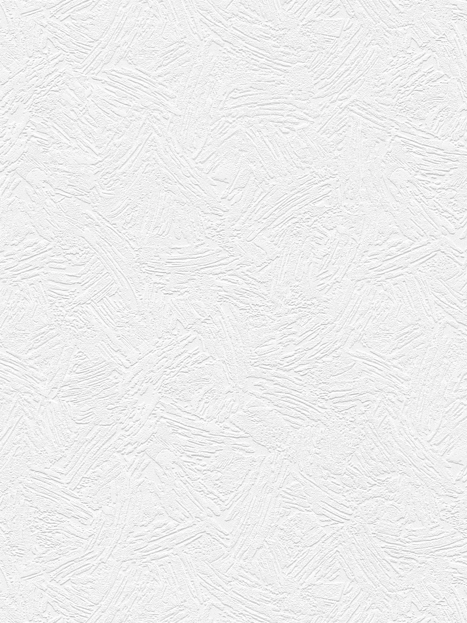         Wallpaper decor plaster with textured pattern - white
    