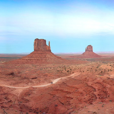 Landschaft, Wüste, Felsformationen, Monument Valley,  roter Boden