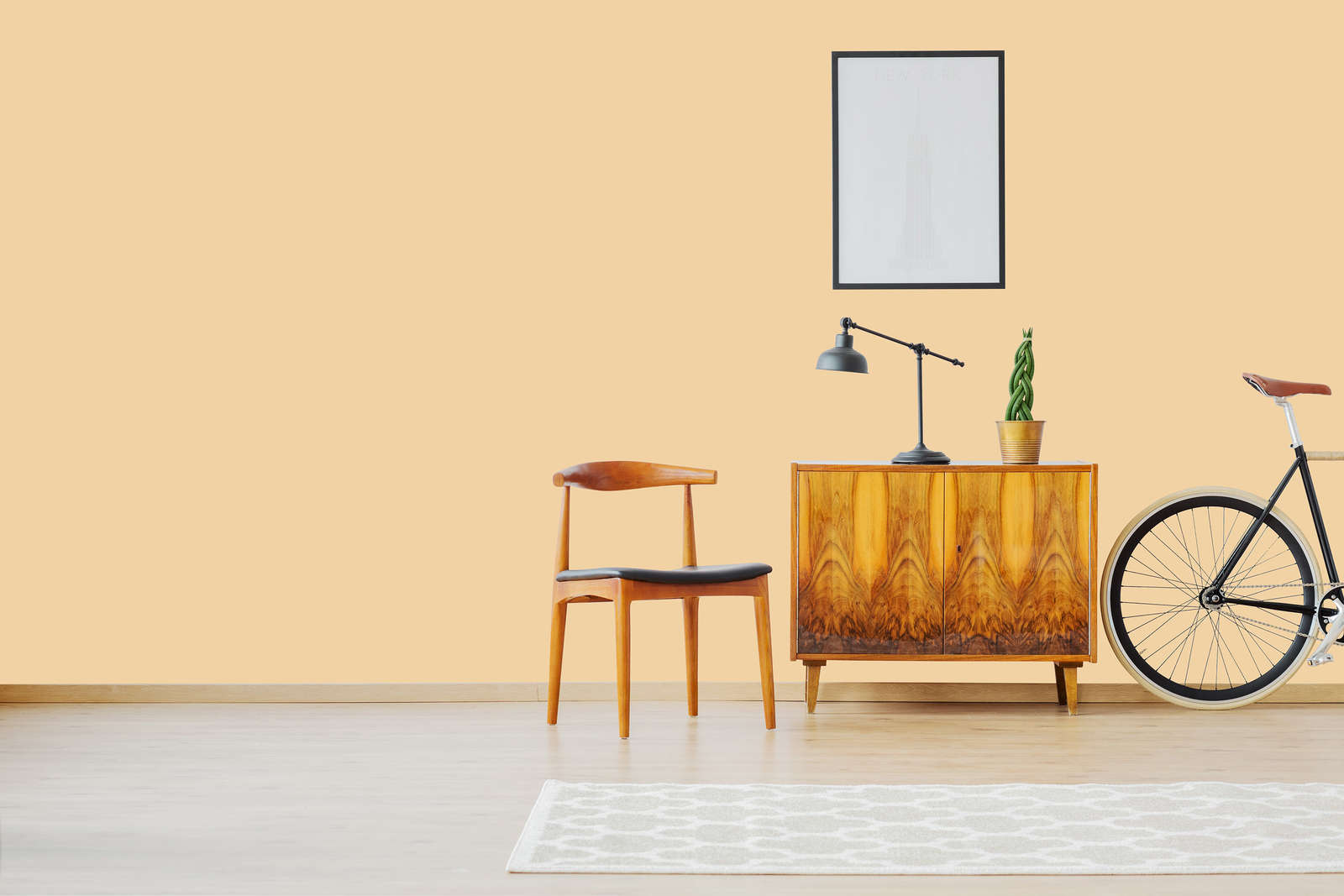             Premium Wandfarbe warmes Hellbeige »Beige Orange/Sassy Saffron« NW810 – 1 Liter
        