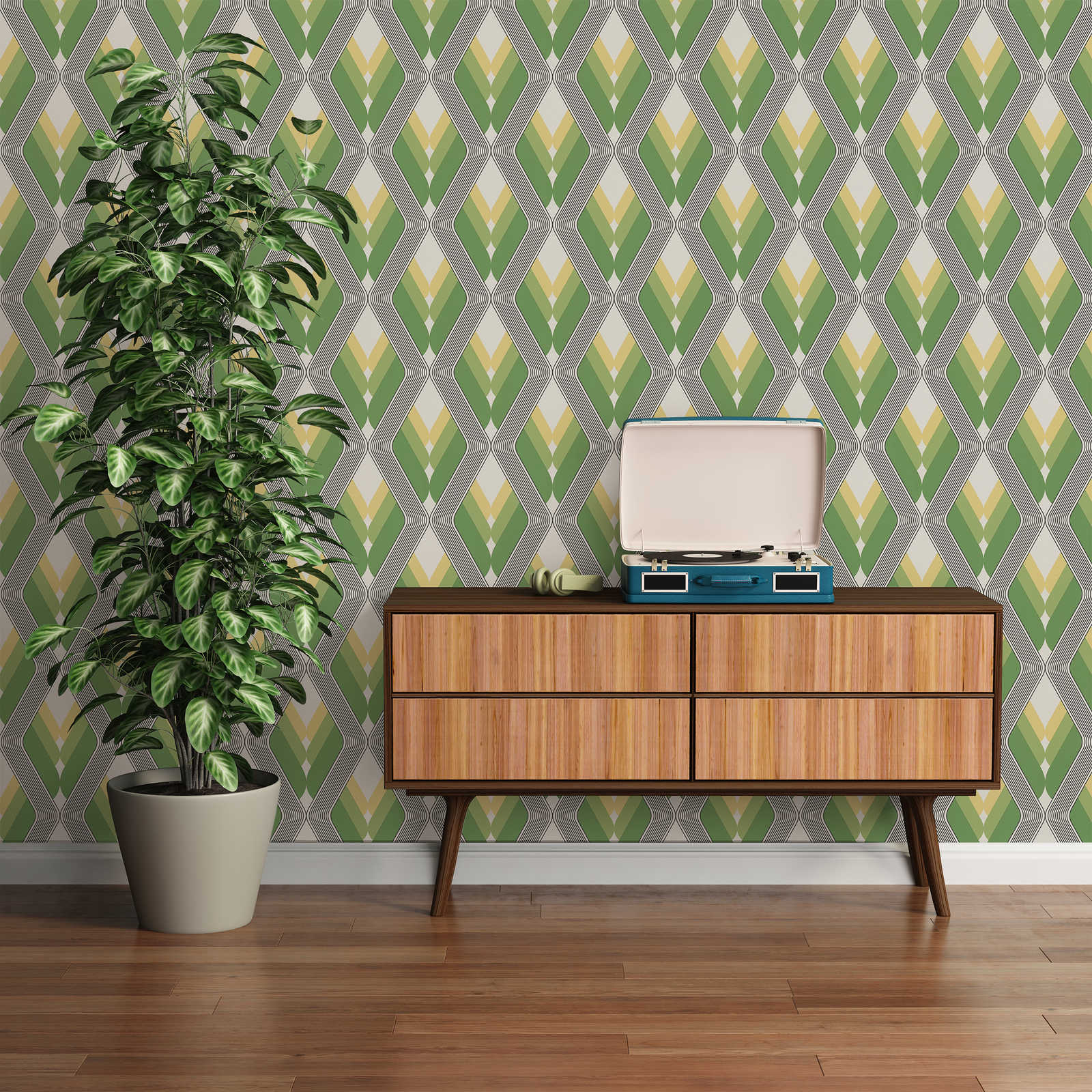 Innenarchitektur, Mobiliar, Anrichte, Pflanze, Holz