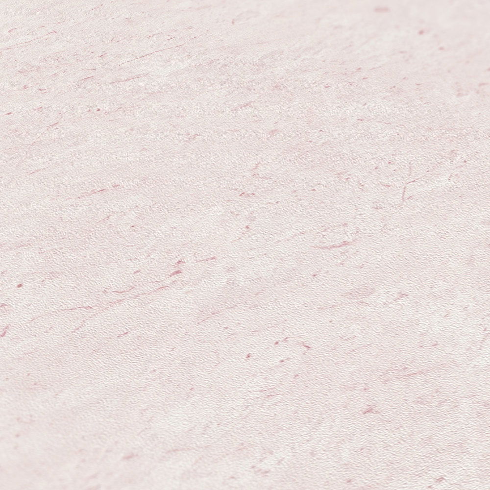             Strukturmuster Tapete unifarben, mit Betonoptik – Rosa
        
