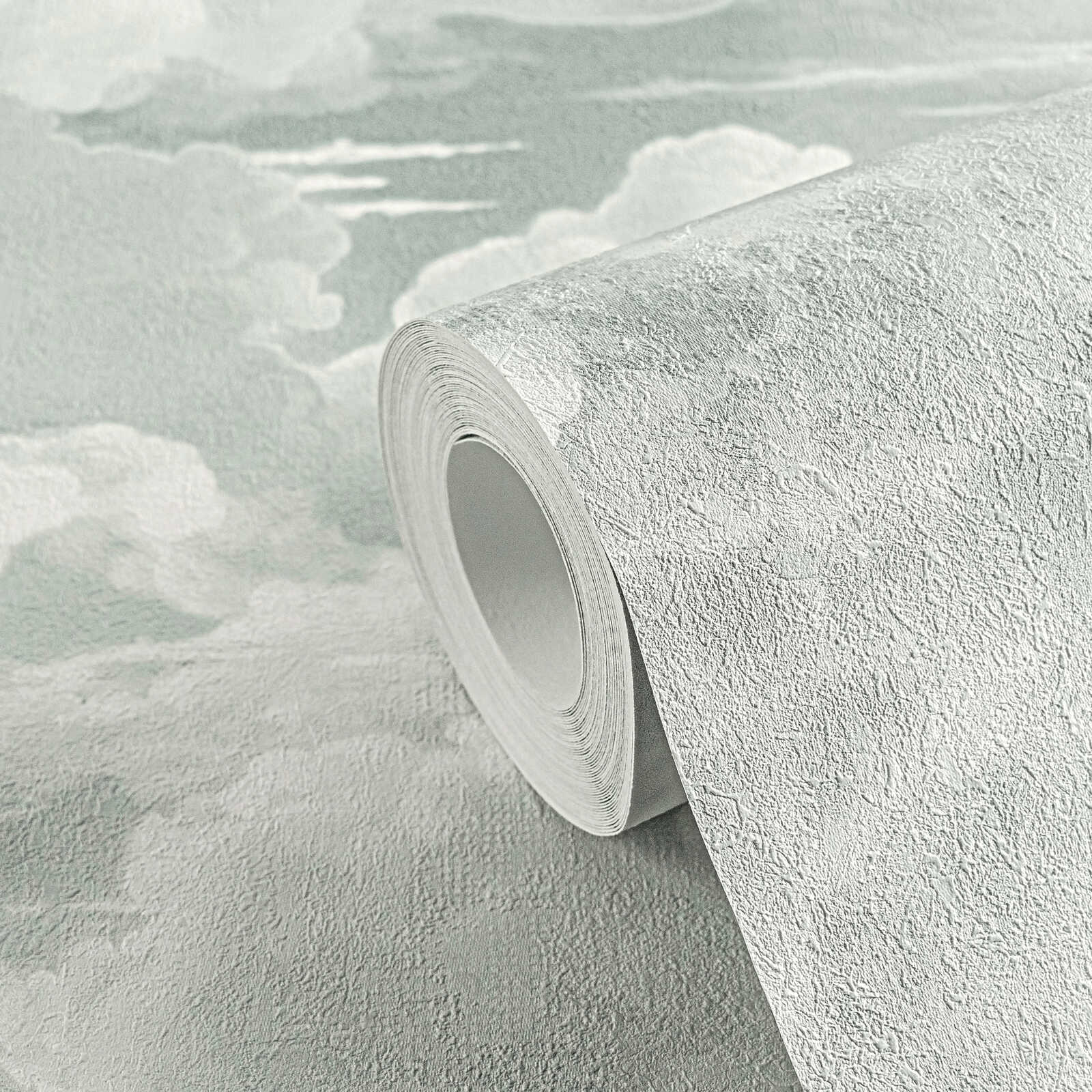             MICHALSKY Vliestapete mit Wolken in grauem Farbton – Weiß, Grau
        