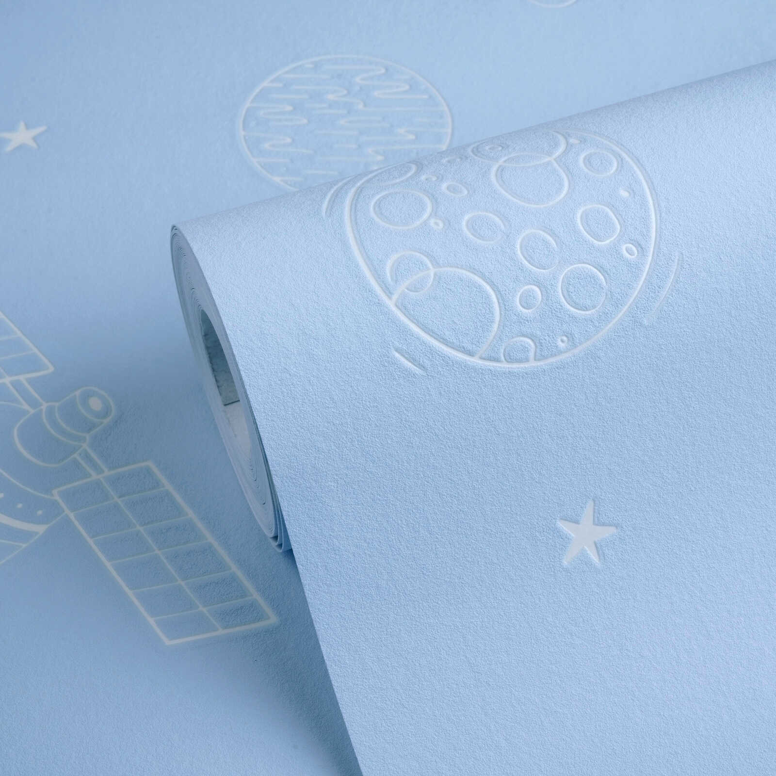 Wand-Plotter, Monochrom, Kunststoff, Musterpapier, Blau