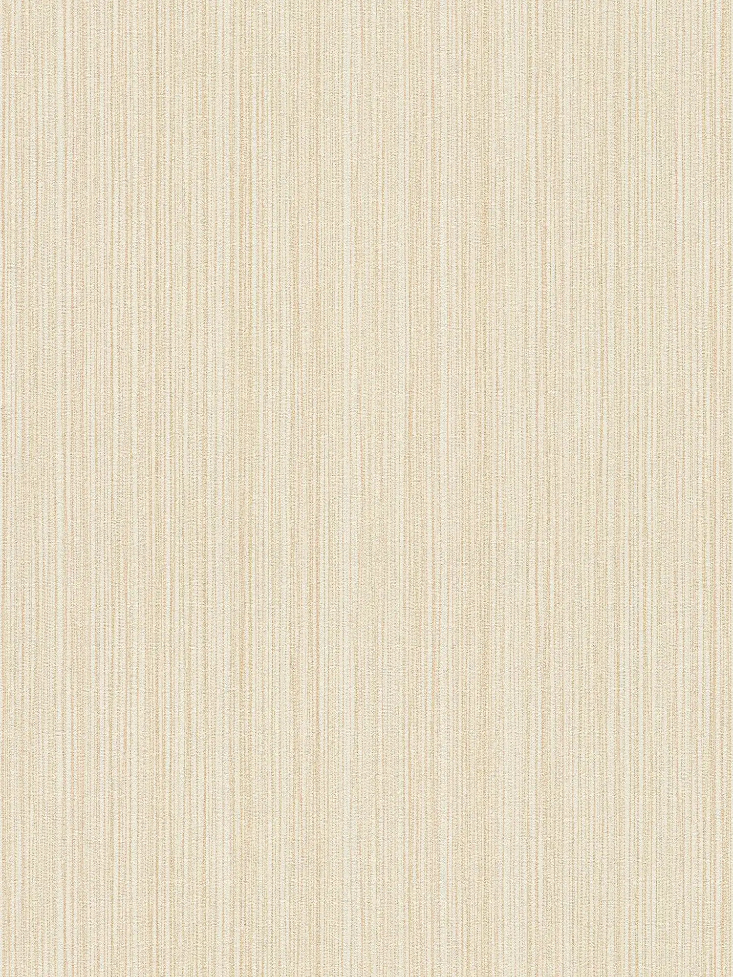         Metallic Tapete Gold-Beige mit Linienmuster
    