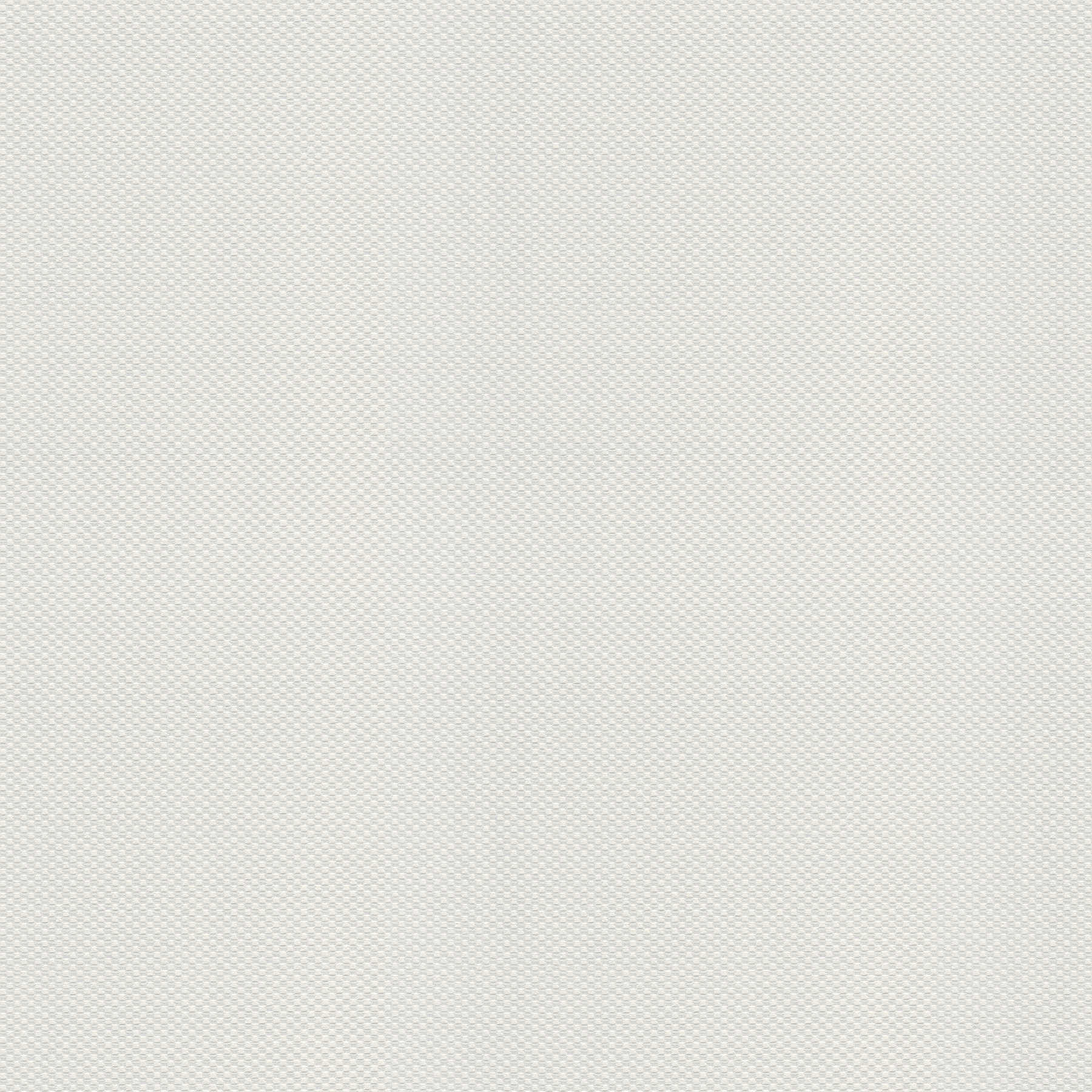 Plaid plain wallpaper with 3D effect - white