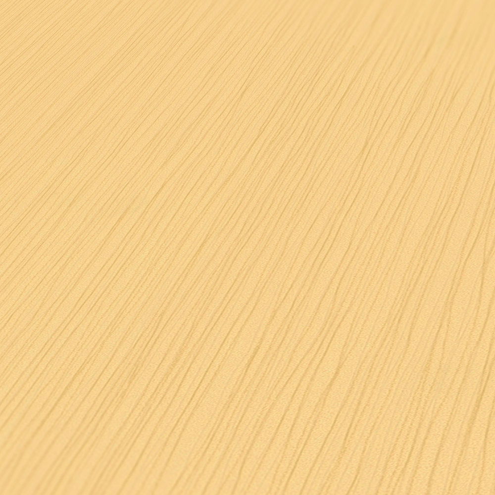             Unitapete in Sonnengelb mit Linien-Struktur – Gelb
        