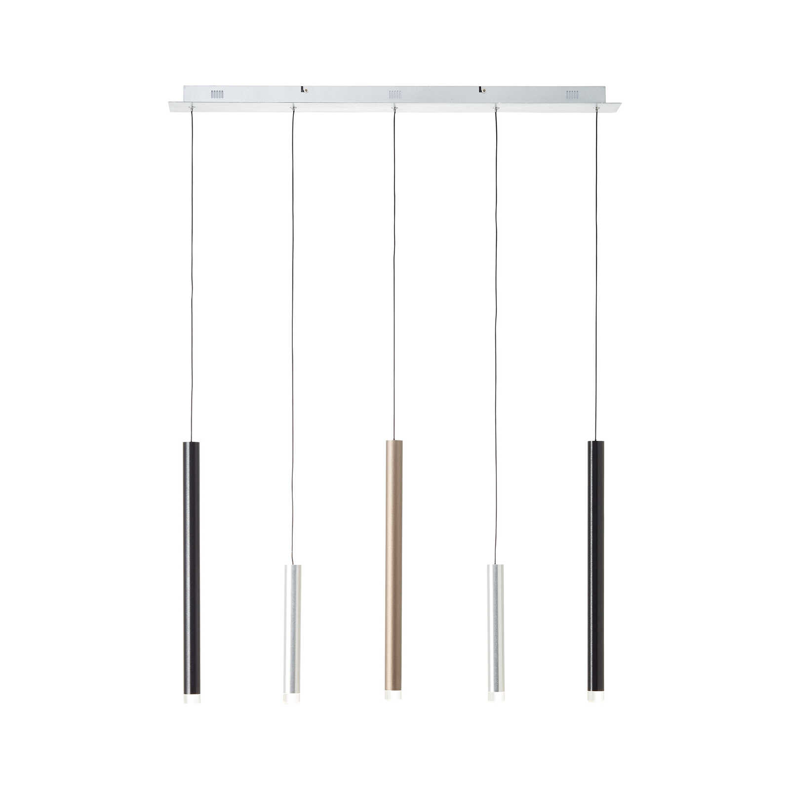             Metal pendant light - Eddy 3 - Brown
        