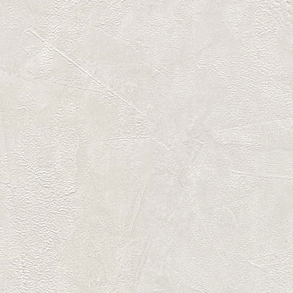             Putz-Tapete einfarbig & strukturgemustert – Creme, Grau
        