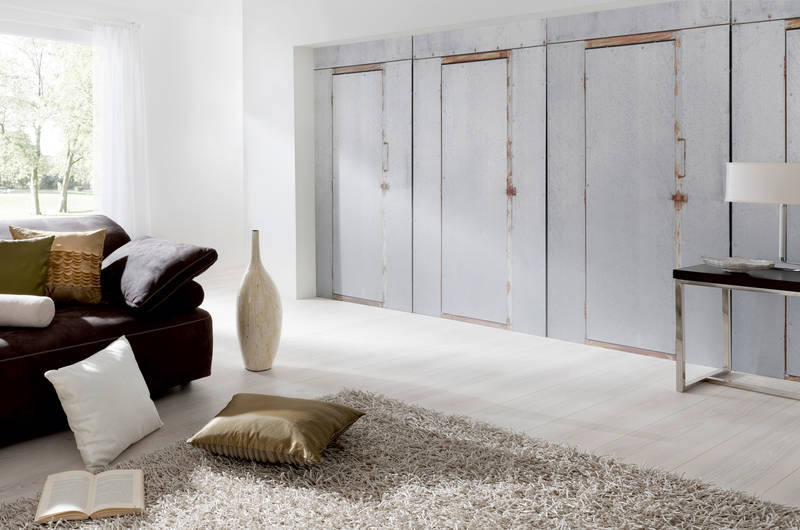 wohnzimmer, schrankwand, shabby chic, teppich, kissen