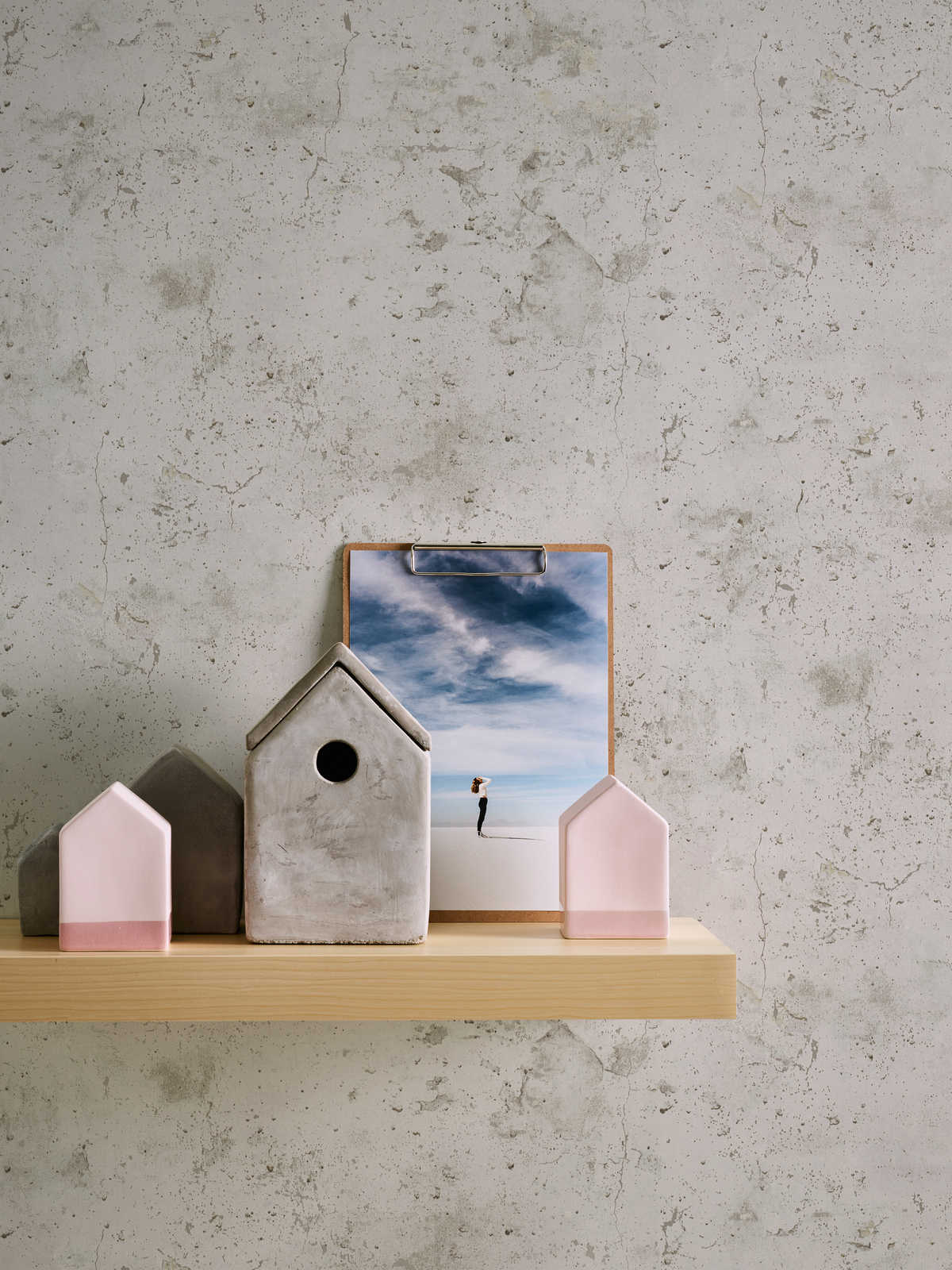 Betontapete im Industrial Style – Grau