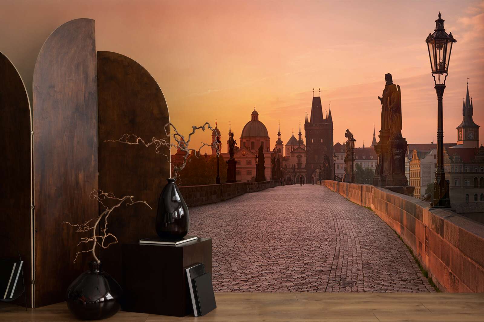 Deko-Objekt, Vase, Skulptur, Schwarz, Wohnzimmer
